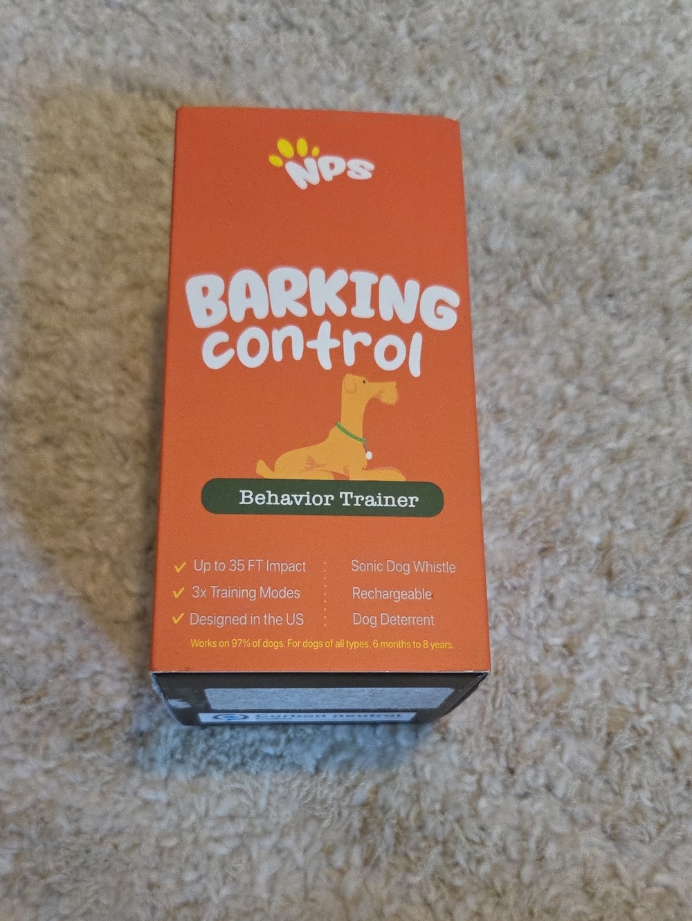Barking Control Behavior Trainer - Orange